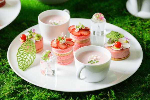 東京マリオットホテル「Flower Garden」をテーマにうららかな春をヴィーガンスイーツで優雅に愉しむ「Vegan Afternoon Tea -Spring-」を発売