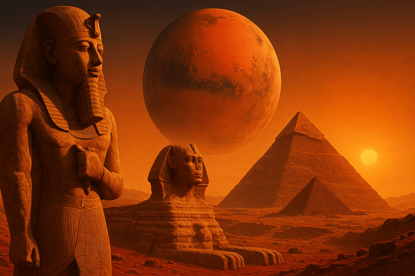 火星で「オシリス像」が発見された！？ NASAの公式画像が古代エジプトと火星を結ぶのかの画像3