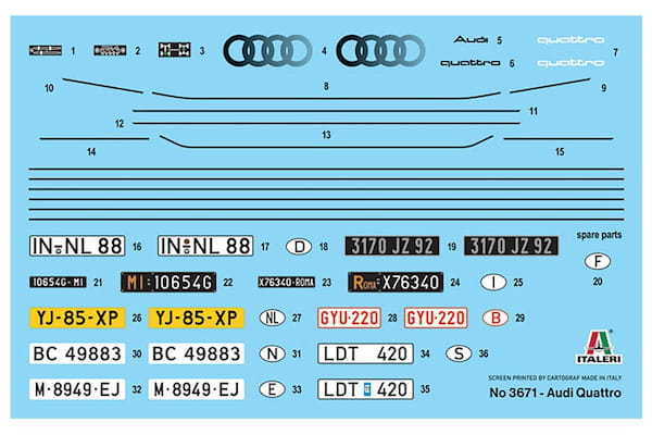 キットカーからクワトロ、NASCARまで！プラッツ取り扱い海外プラモ、10月の新製品【CARSMEET モデルカー倶楽部】