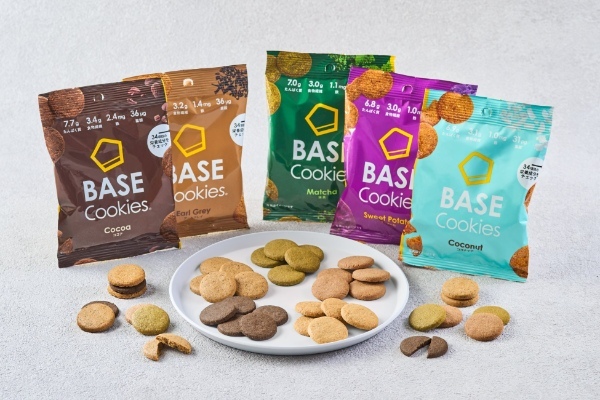 完全栄養パン「BASE BREAD」・完全栄養クッキー「BASE Cookies」、中部・中四国・九州・沖縄地区のローソンにて、2023年3月28日(火)より販売開始！