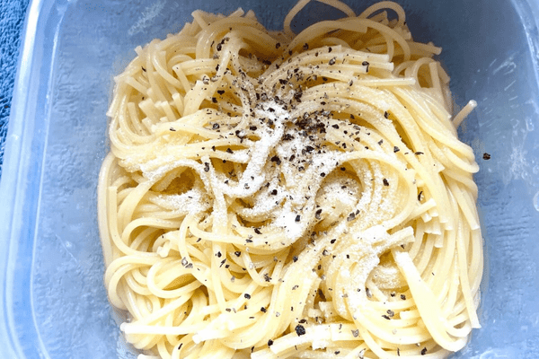 やけくそ塩納豆パスタ