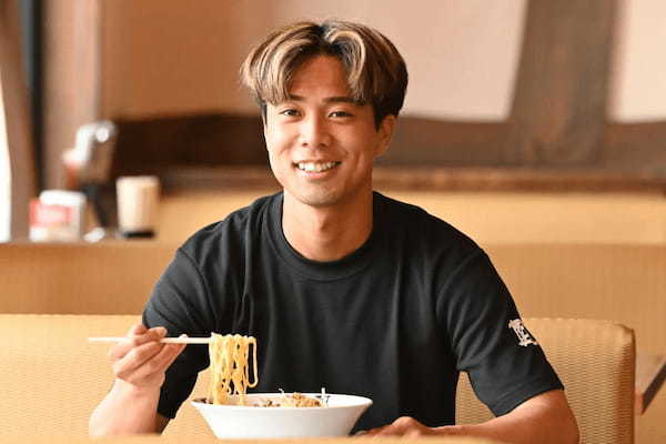 「ザスパ群馬×おおぎやラーメン」コラボ企画　天笠選手・小野関選手考案「天虎（あまとら）担々麺」発売のお知らせ