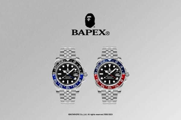 クールで存在感ある新作！エイプのウォッチライン「BAPEX」TYPE-2が登場