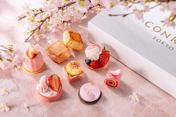 コンラッド東京、「桜ストロベリーのグレイスフル・アフタヌーンティー」を3月1日より開催