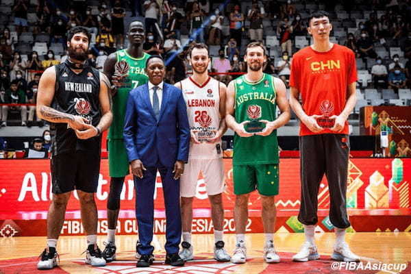 【FIBAアジアカップ2022】オーストラリアがレバノンに2点差で勝利して優勝/ MVPはワエル・アラクジ(レバノン)が受賞