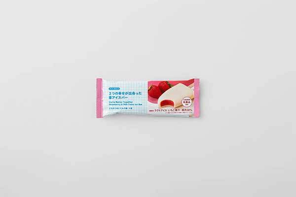 ウエルシアのプライベートブランド「からだWelcia・くらしWelcia」国産とちおとめ果汁をたっぷり使用「2つの幸せが出会った苺アイスバー」