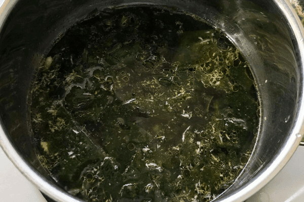 わかめにゅうめん・水