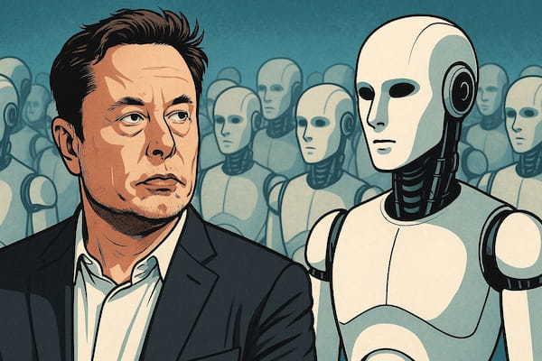 イーロン・マスク氏の警告「2040年、人類は新たな“種”の前に少数派となる」
