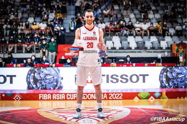 【FIBAアジアカップ2022】オーストラリアがレバノンに2点差で勝利して優勝/ MVPはワエル・アラクジ(レバノン)が受賞