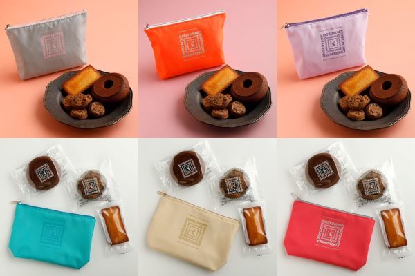 紀ノ国屋からカラフルなポーチに人気の焼き菓子が入った「スイーツポーチ（全６色）」2月1日から販売開始！