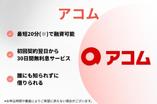 アコムの詳細