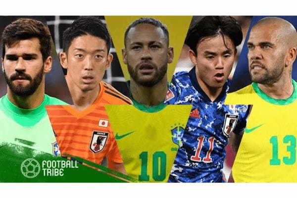 日本代表VSブラジル代表、選手年俸比べ【2021/22】