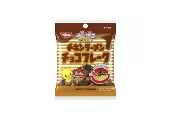 「チキンラーメン チョコフレーク」　本日からコンビニ限定で発売　来年1月からスーパーでも