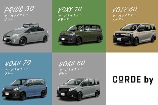 スタイルドカーブランド「コーデバイ」第一弾URBANATUREシリーズに、新モデルとカラーの選択肢を追加