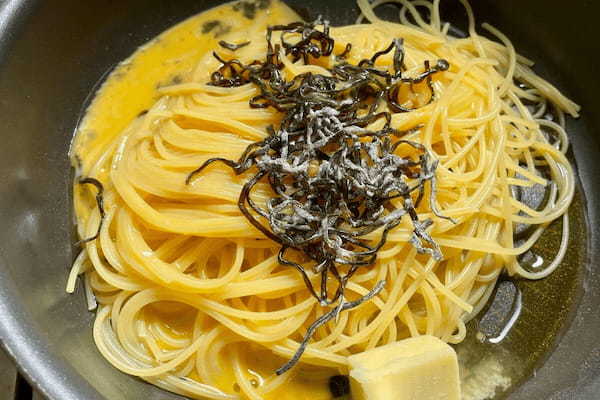 だれウマ氏の「にんにくパスタ」の新食感に驚き　和風パスタの革命かも…