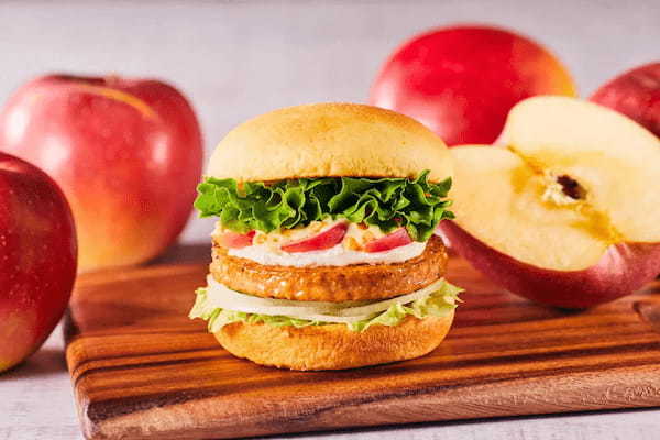未来を創る学生考案!食べて環境保全に参加できるハンバーガー!フードロスの危機にあるリンゴ×100%植物性由来のSOYパティ。持続可能な社会を目指した【ハッピースバーガー】新発売!