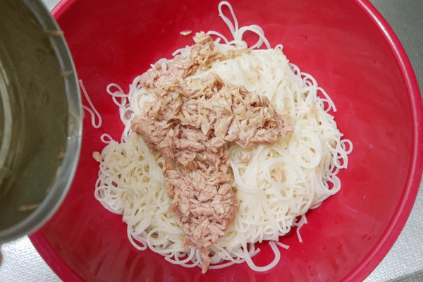 ツナ缶そうめん