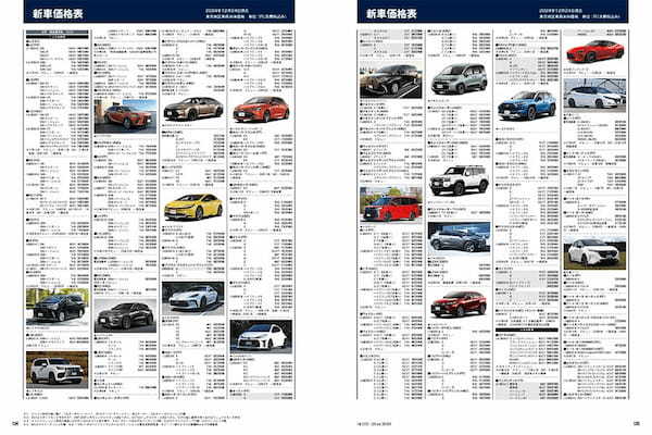 【新車価格情報】国産車 デビュー＆改良情報（ダイジェスト）※2025年1月20日時点