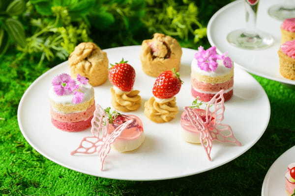 東京マリオットホテル「Flower Garden」をテーマにうららかな春をヴィーガンスイーツで優雅に愉しむ「Vegan Afternoon Tea -Spring-」を発売