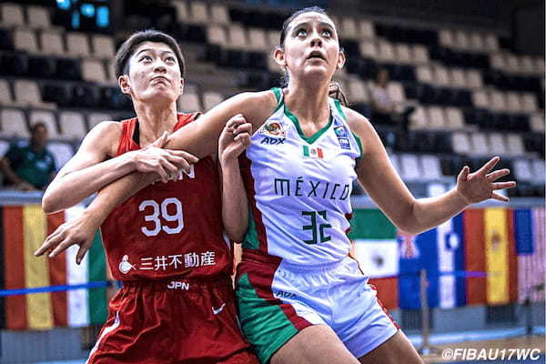 【FIBAU17WWC】女子日本代表は初戦メキシコを77-40と圧倒して勝利/#39佐々木杏花14得点(3P4本)9リバウンド