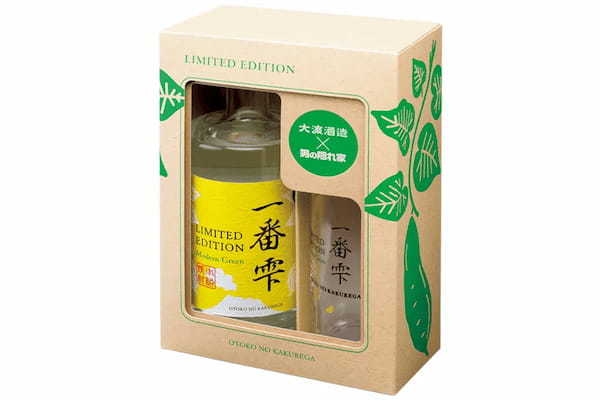 大海酒造×男の隠れ家コラボ焼酎発売！「絶品と噂の「一番雫LE」はレモン炭酸割りが良いらしい」