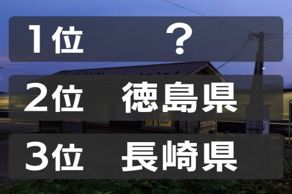 JR、私鉄の無人駅の割合がもっとも高い都道府県は？ （2019年調べ）【ランキング vol.】