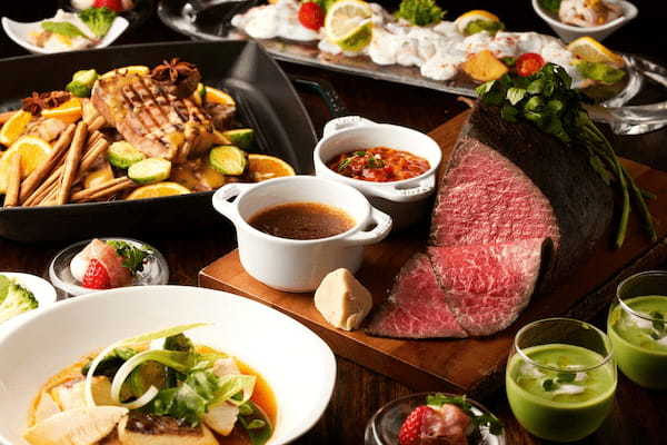 【グランドニッコー東京 台場】GARDEN DINING「国産牛ローストビーフと春の恵みフェア」提供期間:2023年3月3日(金)~4月23日(日)