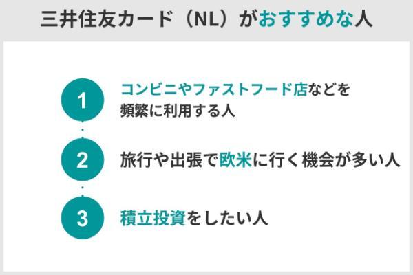 4.三井住友カード（NL）の評判は？