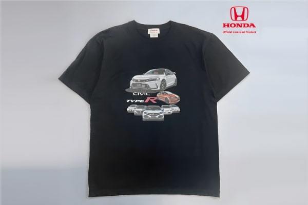 ホンダ公認、ノリモノ雑貨ブランドのCAMSHOPからHONDAシビックTypeRがデザインされたTシャツが発売！