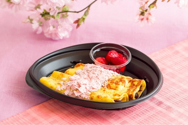 Eggs ’n Thingsから初となるお花見シーズン限定の桜メニューが登場！「桜パンケーキ」「あんバタークレープ」3月23日（木）～4月17日（月）まで販売