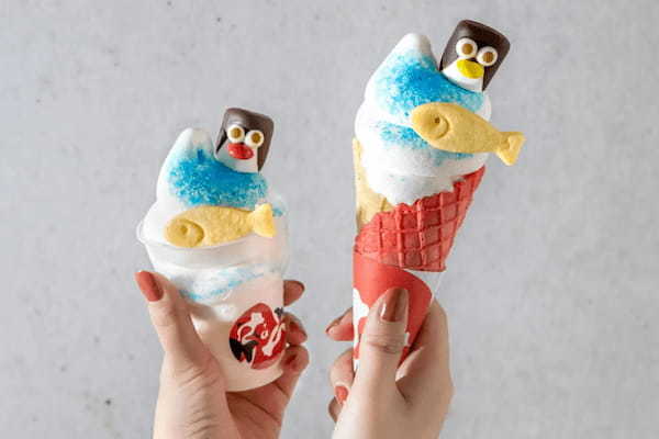 【アトア・神戸】水族館カフェGW限定メニュー登場‼『ペンギンソフトクリーム』