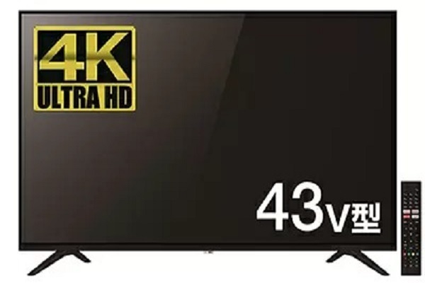“地上波の受信料払う必要ない”43型チューナーレスAndroid TV搭載テレビ、5月発売