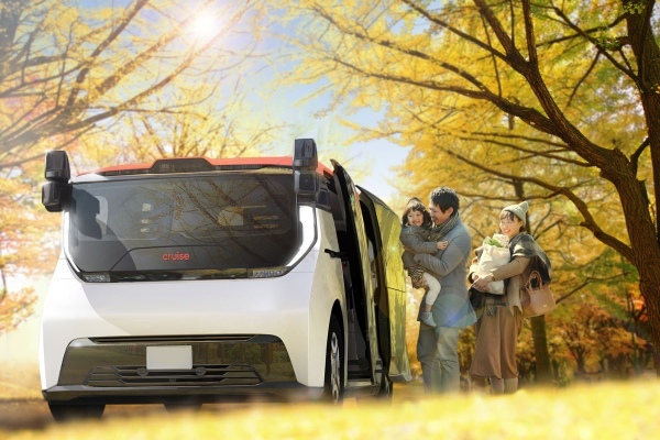 ホンダとGM 無人自動運転タクシーが2026年から東京都心部で走行営業開始