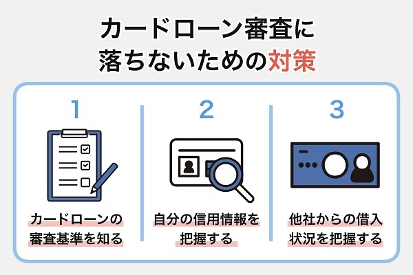カードローンの審査に通るためのコツ