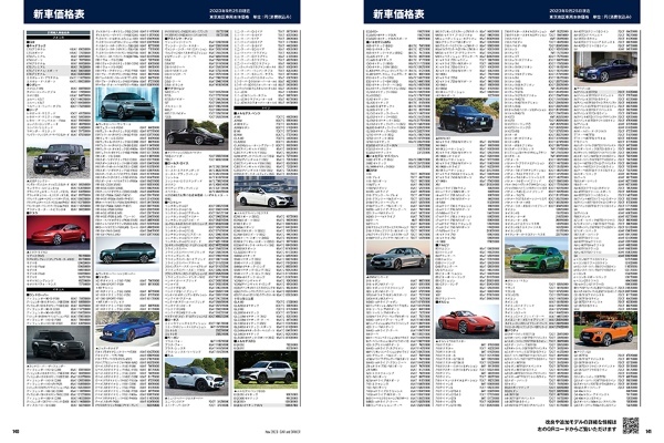 【新車価格情報】輸入車　デビュー＆改良情報（ダイジェスト）※2023年9月25日時点