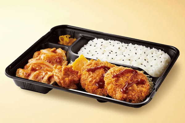 【肉感たっぷり】ゴロッとジューシー！「メンチカツ明太弁当」が登場！