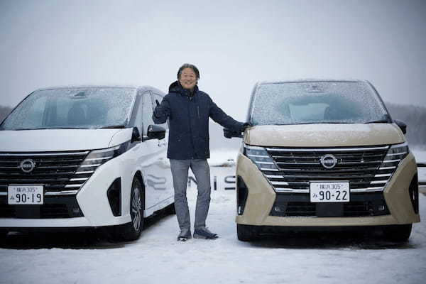 日産　雪上試乗　ひとつのECUで統合制御するe-4ORCEで快適雪上走行