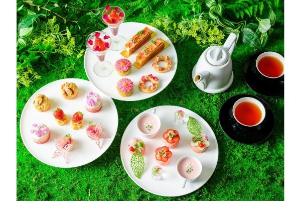 東京マリオットホテル「Flower Garden」をテーマにうららかな春をヴィーガンスイーツで優雅に愉しむ「Vegan Afternoon Tea -Spring-」を発売