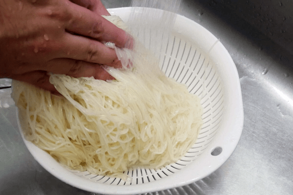 ラー油肉そうめん