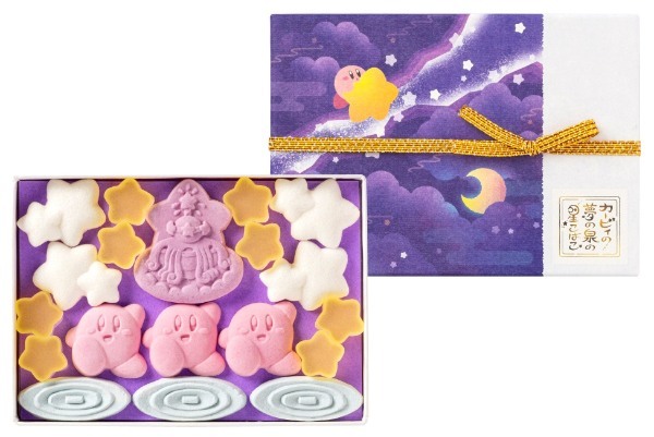 「星のカービィ」×京都「鶴屋吉信」コラボ新作！かわいい落雁・琥珀糖「カービィの 夢の泉の星こばこ」1月28日（土）より新発売いたします。