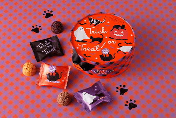 いたずら大好きな猫が主役の遊び心あふれるパッケージ 資生堂パーラーの『ハロウィンショコラ』が9月1日に発売