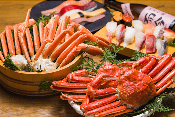 ズワイガニもお寿司も海鮮しゃぶしゃぶも食べ放題で8,999円！豪華すぎる食べ放題がいつでも楽しめる！【すし酒場フジヤマ　秋葉原店】