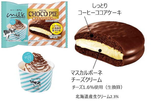 「チョコパイ」「カスタードケーキ」が生クリーム専門店「Milk」と初コラボ！チョコパイ＜ミルクソフトクリーム＞＜生クリームティラミス＞、カスタードケーキ＜生クリームシフォンケーキ＞発売