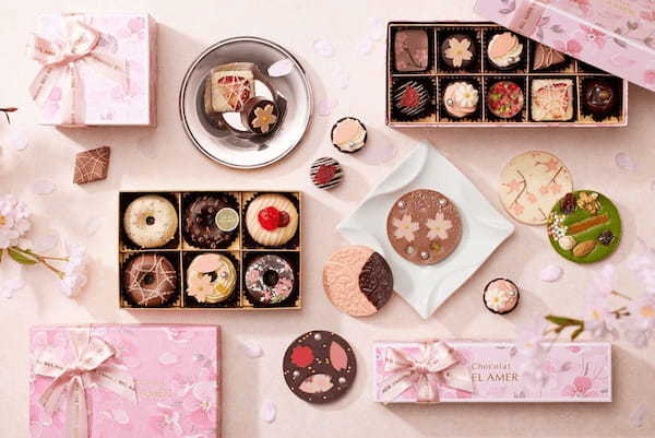 春を運ぶ桜モチーフのショコラや春の新作焼き菓子がショコラ専門店「ベルアメール」より登場します!ひな祭りをイメージした華やかなケーキも必見です。