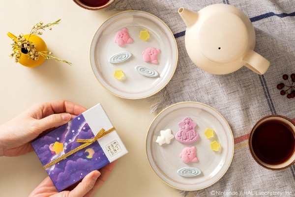 「星のカービィ」×京都「鶴屋吉信」コラボ新作！かわいい落雁・琥珀糖「カービィの 夢の泉の星こばこ」1月28日（土）より新発売いたします。