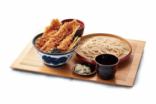 天丼てんやの夏がやってきた！6月13日（木）より販売開始甘辛たれに天ぷらをたっぷりくぐらせた『たれづけ 大江戸天丼』とミニ天丼と麺の夏限定『ミニ天丼とそばのセット』が登場！