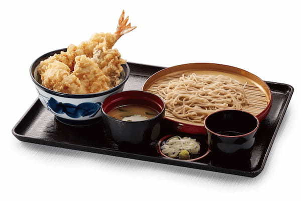 天丼てんやの夏がやってきた！6月13日（木）より販売開始甘辛たれに天ぷらをたっぷりくぐらせた『たれづけ 大江戸天丼』とミニ天丼と麺の夏限定『ミニ天丼とそばのセット』が登場！