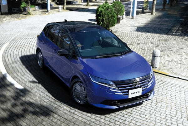 新しいフロントフェイスを纏った日産ノートがデビュー。発売は2024年1月下旬を予定