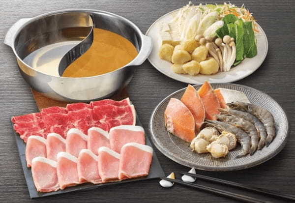【しゃぶ葉】海鮮食べ放題と石狩鍋だしが新登場!人気の「霧島黒豚」&「牛みすじ」食べ放題も復活~石狩鍋で北海道旅気分~