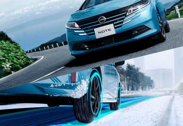 新しいフロントフェイスを纏った日産ノートがデビュー。発売は2024年1月下旬を予定